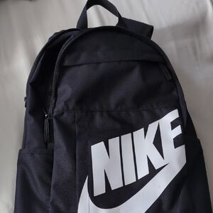 Nike Black and White Backpack